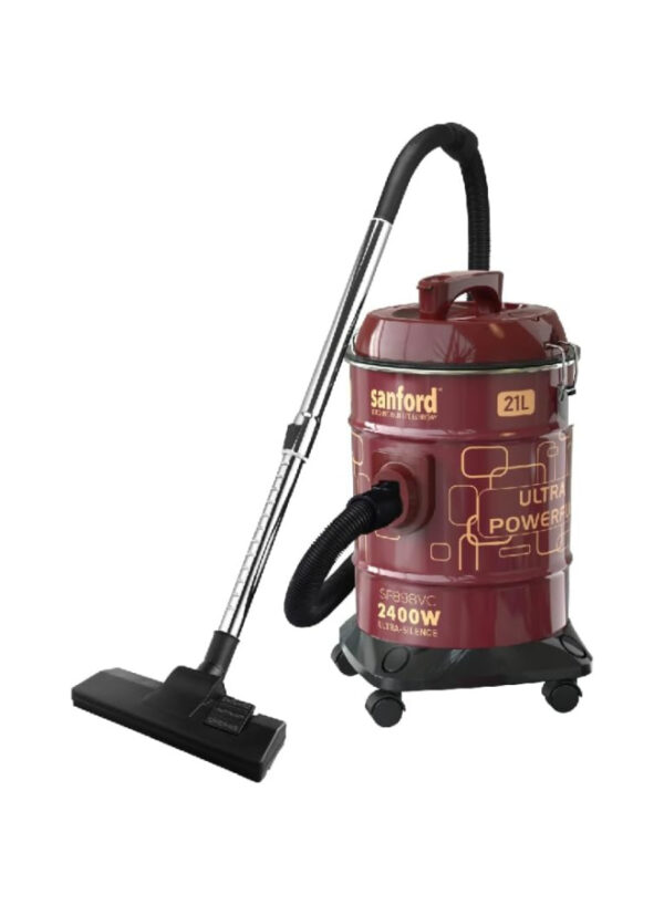 Sanford 2400 W 21 L Vacuum Cleaner - Red - Sf898Vc Bs