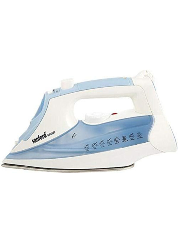 Sanford Steam Iron - Blue Color - 2200 W - Self-Cleaning - Ceramic Surface - Sf48Si Bs
