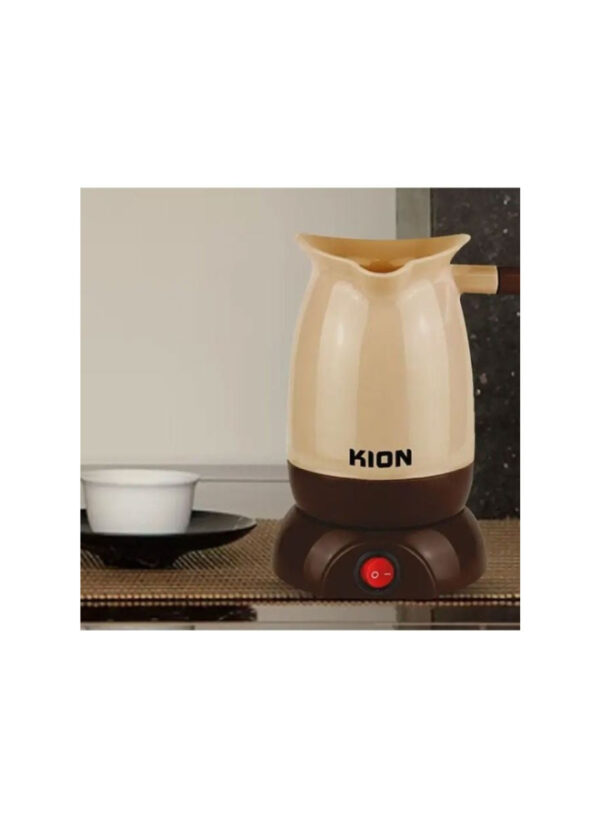 Kion Turkish Coffee Maker - 500 Ml - 800 Watt - Gold And Brown - Khd509