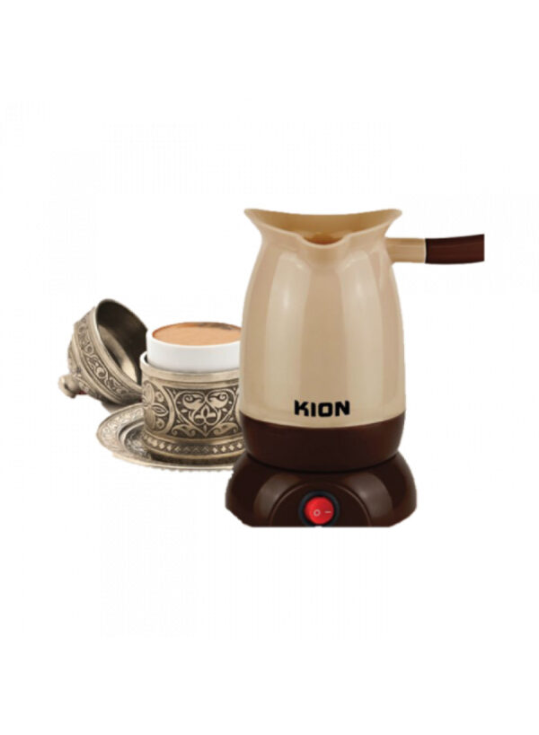 Kion Turkish Coffee Maker - 500 Ml - 800 Watt - Gold And Brown - Khd509