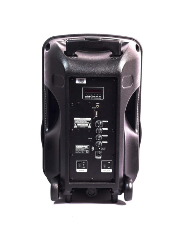 Geepas Portable Rechargeable Professional Speaker - 4000W - Black - Gms8568