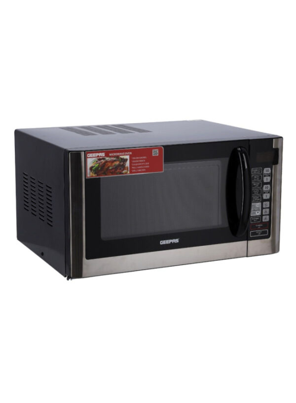 Geepas Digital Microwave With Grill - 45 L - 1500 W - Silver - Gmo1898