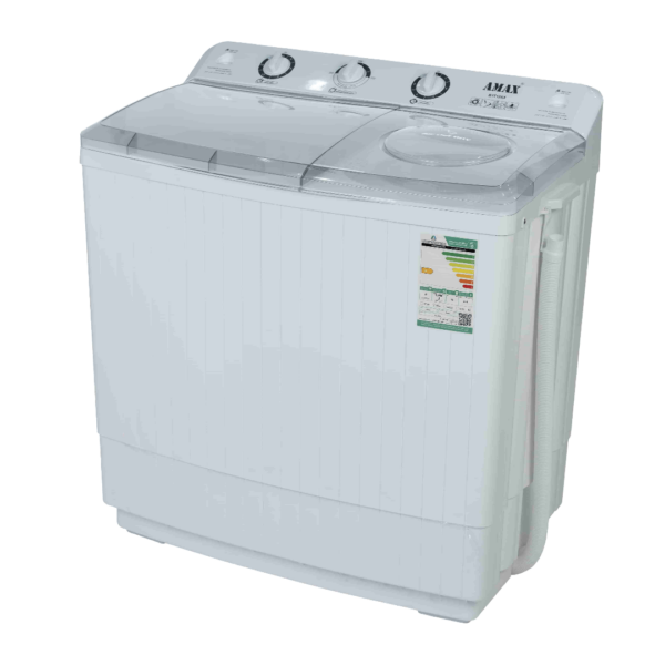 Amax Twin Tub Washing Machine - 12 Kg - White - Btt12Ax