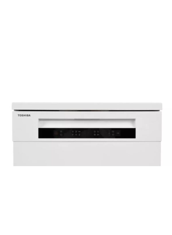 Toshiba Dishwasher - 6 Programs - 14 Place Settings - White - Dw-14F1Me-W