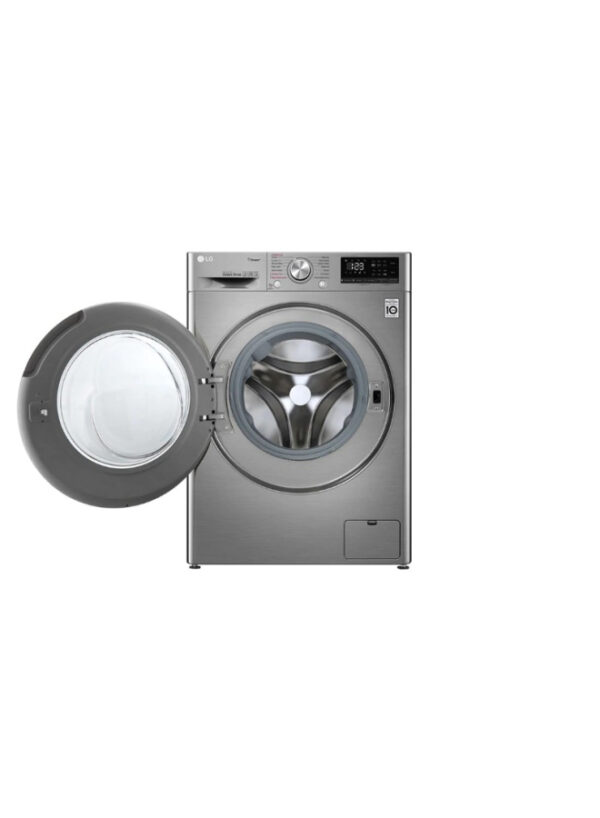 LG Front Loading Washing Machine - 8 Kg - Silver