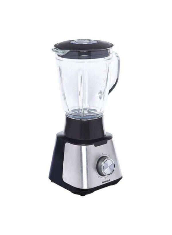 Admiral Blender with Grinder and Chopper 1.5 L - 5 Speeds - Black and Silver - ADBL1560
