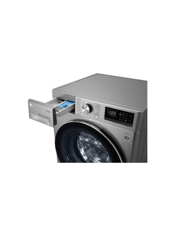 LG Front Loading Washing Machine - 9 Kg - Silver