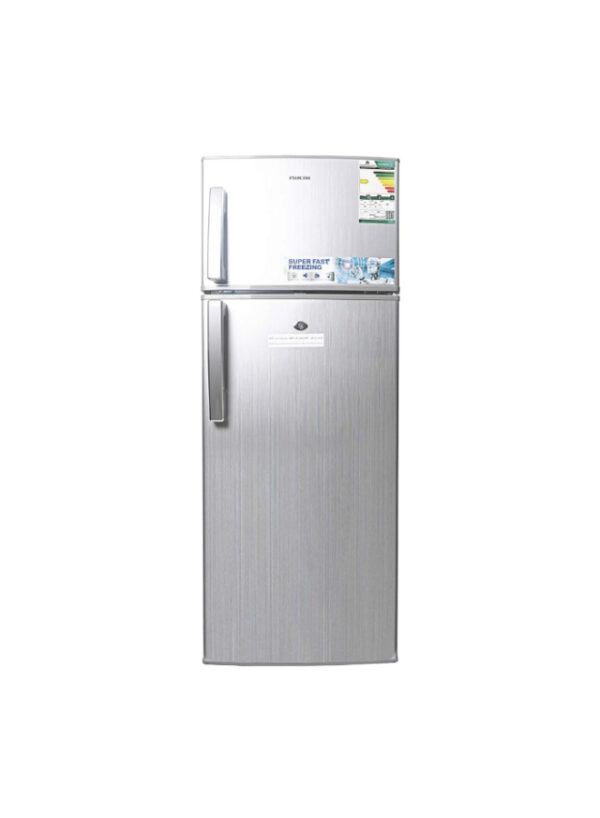 Nikai Double Door Refrigerator - 206 L - 7.2 Cubic Feet - Silver - Nrf240N23S