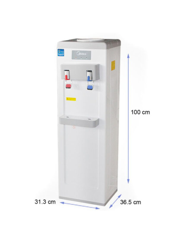 Midea Water Dispenser 2 Taps Hot&Cold – White