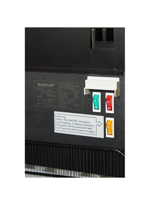Admiral Bottom Loading Water Dispenser 3 Taps Hot/Cold/Normal - Black -ADWD 3BL
