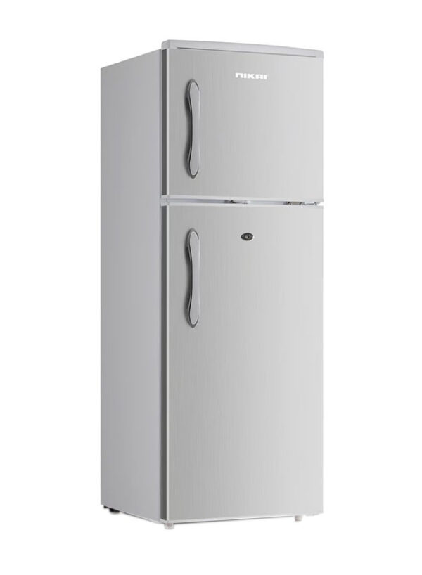Nikai Double Door Stainless Steel Refrigerator - 134 L - 4.66 Cubic Feet - NRF170N23S