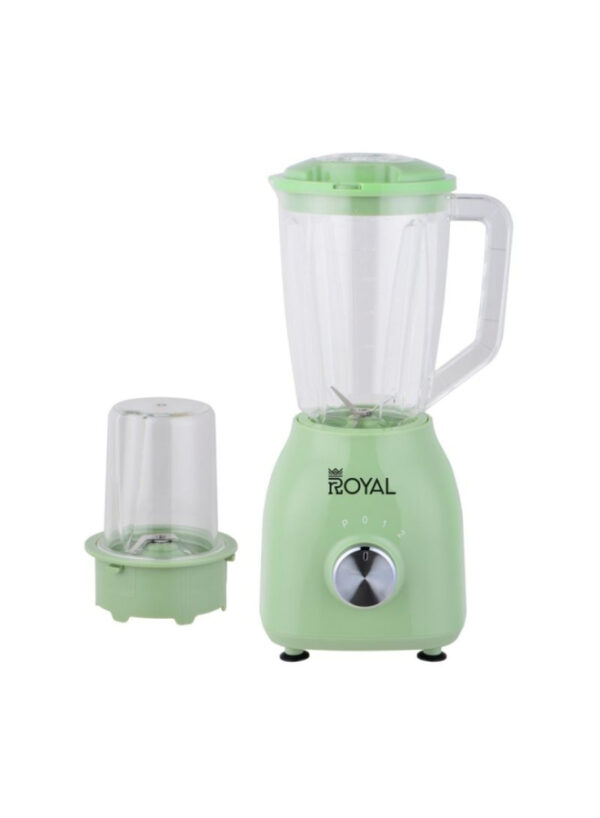 Royal 3 In 1 Blender With Mini Grinder - 1.5 L - 400 W - Green - RA-BG157