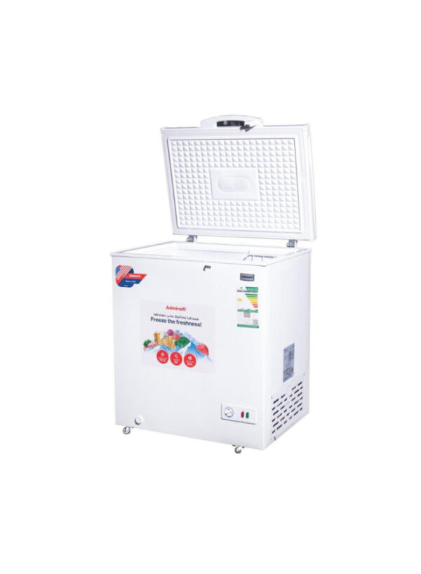 Admiral Chest Freezer with Quick Freezing Feature 5 Cubic Feet, 142 Litres - White - ADF15CFW22CQW