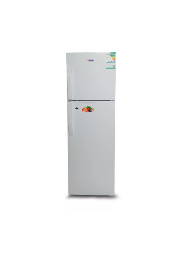 KMC Refrigerator Double Door - 180 L - 6.3 Cubic Feet- White - KMF-176H
