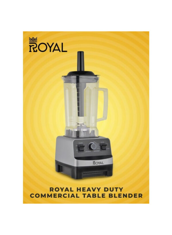 Royal Table Blender With Grinder - 2 L - 1000 W - Grey - RA-CTB2015