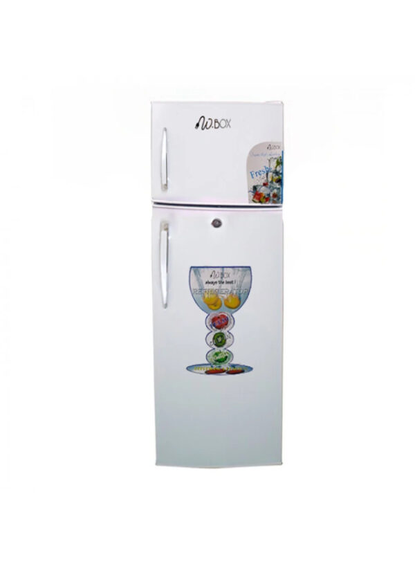 WBOX Double Door Refrigerator - 9.2 Cubic Feet - 280 L - White-WBR280WH