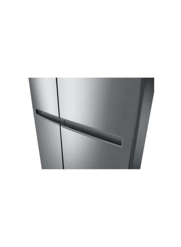 LG Side By Side Refrigerator 22.7 ft with hollow handle &inverter compressor - Silver - LS25GBBDIV