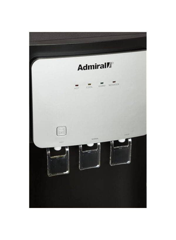 Admiral Bottom Loading Water Dispenser 3 Taps Hot/Cold/Normal - Black -ADWD 3BL