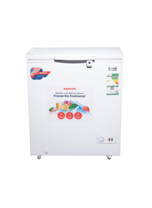 Admiral Chest Freezer with Quick Freezing Feature 5 Cubic Feet, 142 Litres - White - ADF15CFW22CQW