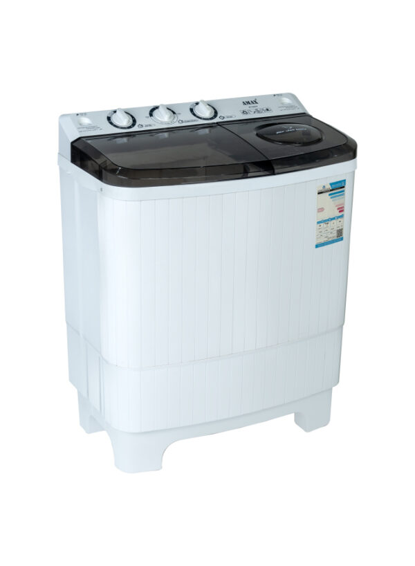 Amax Twin Tub Washing Machine - 6 Kg - Black Plastic Cover - Btt06Ax