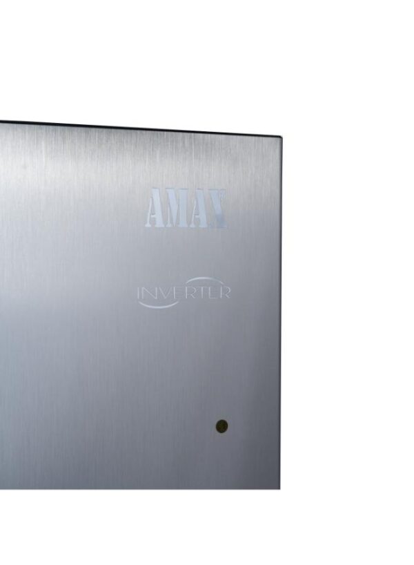 Amax Refrigerator With Freezer - Vertical - 16.8 Square Feet - Gray - Urf16Ax