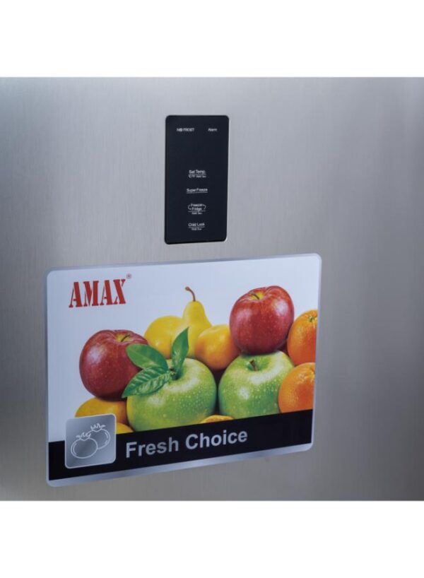 Amax Refrigerator With Freezer - Vertical - 16.8 Square Feet - Gray - Urf16Ax